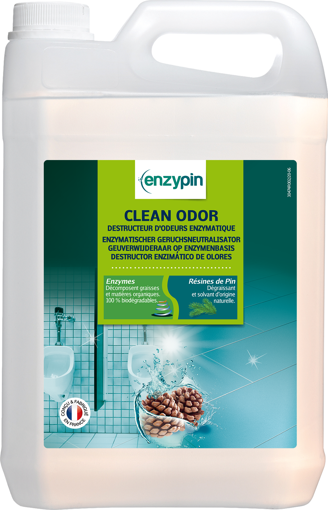 CLEAN ODOR Enzypin Action Pin