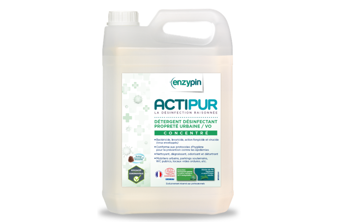 Produit Desinfectant Virucide Mobilier Urbain Univers Dechets Actipur