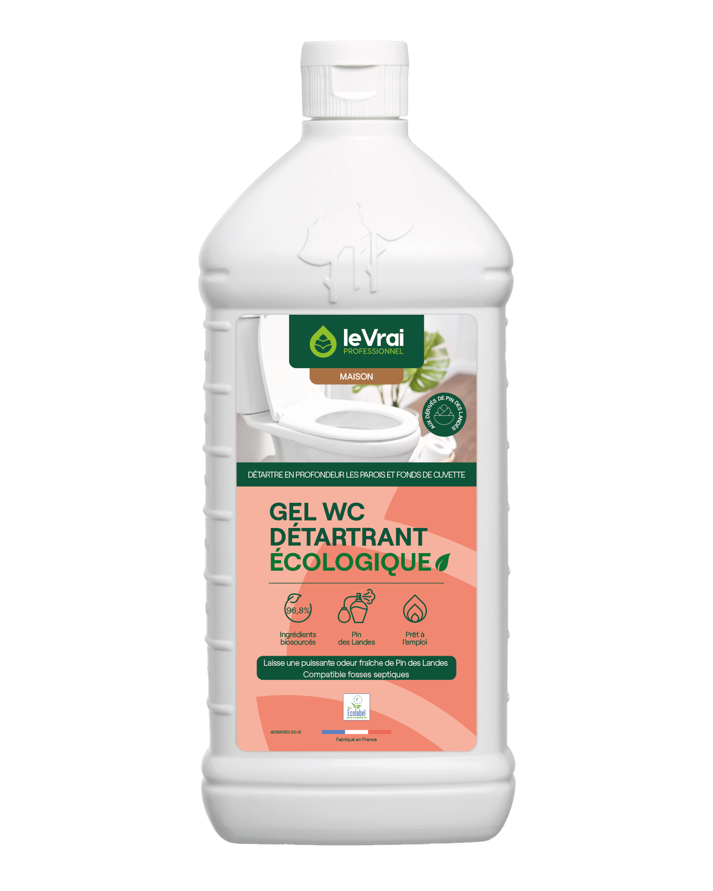 Gel WC Détartrant 1L 