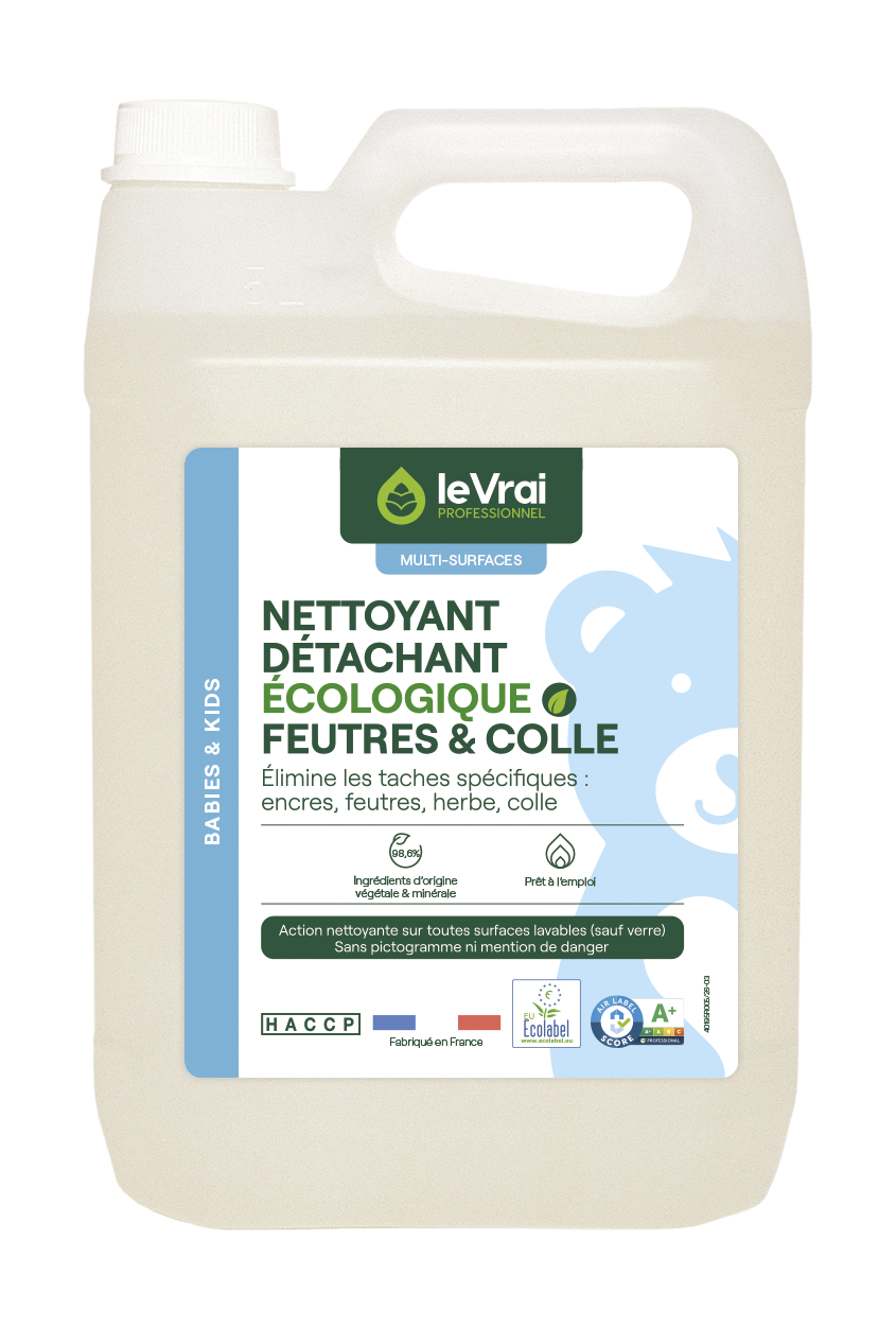 Packshot Png Fr 6006 Lvp B&k Nettoyant Detachant Ecologique Feutres Et Colle 5l