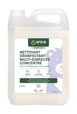 Packshot Png Fr 6009 Lvpb&k Nettoyant Desinfectant Multi Surfaces Concentrate 5l