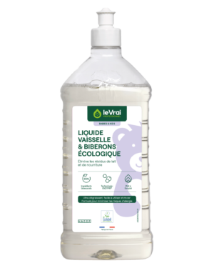 Packshot Png Fr 6012 Lvpb&k Liquide Vaisselle & Biberons Ecologique Concentrate 1l