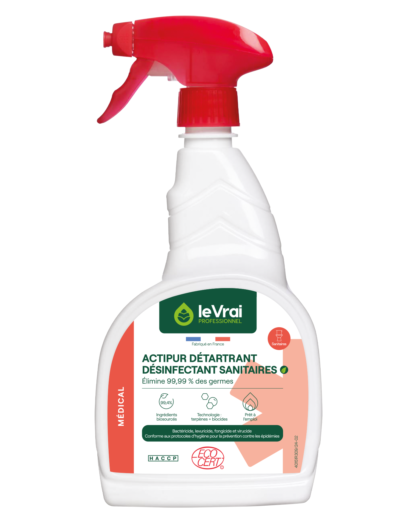 Packshot Png Fr 6201 Lvp Med Actipur Detartrant Desinfectant Sanitaires Pae 750ml