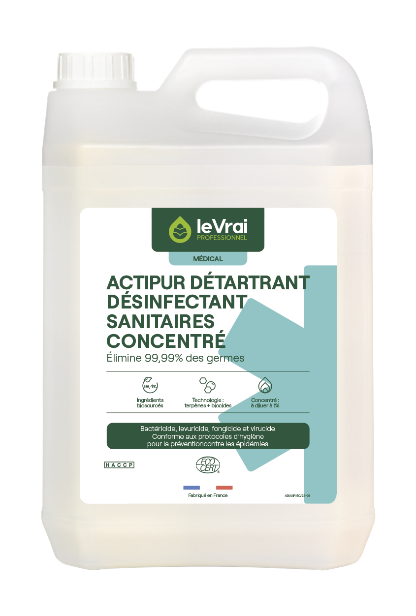 Packshot Png Fr 6202 Lvpmed Actipur Detartrant Desinfectant Sanitaires Concentre 5l