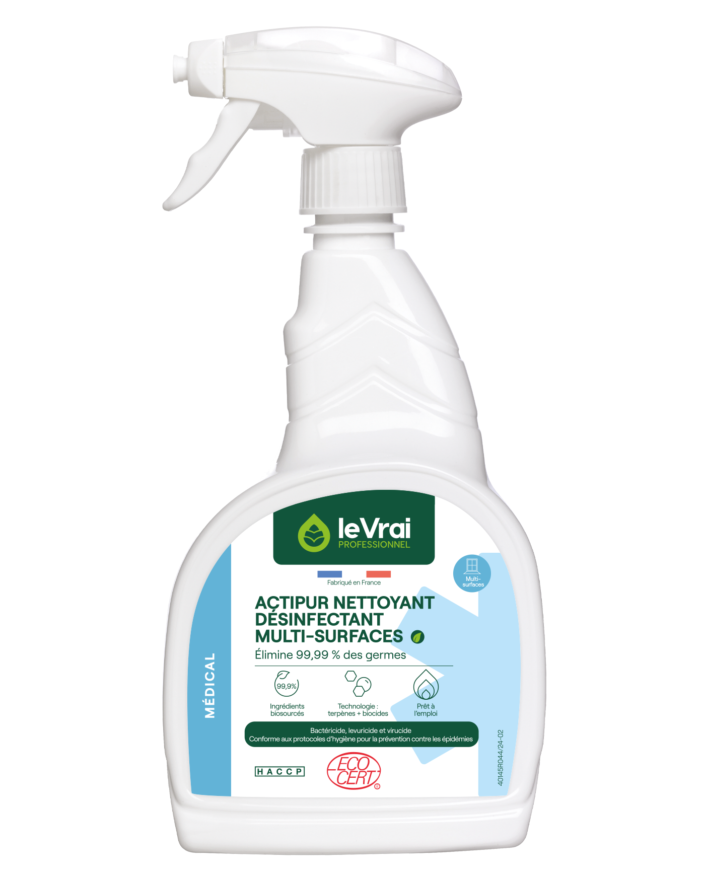Packshot Png Fr 6205 Lvp Med Actipur Nettoyant Desinfectant Multi Surfaces Pae 750ml